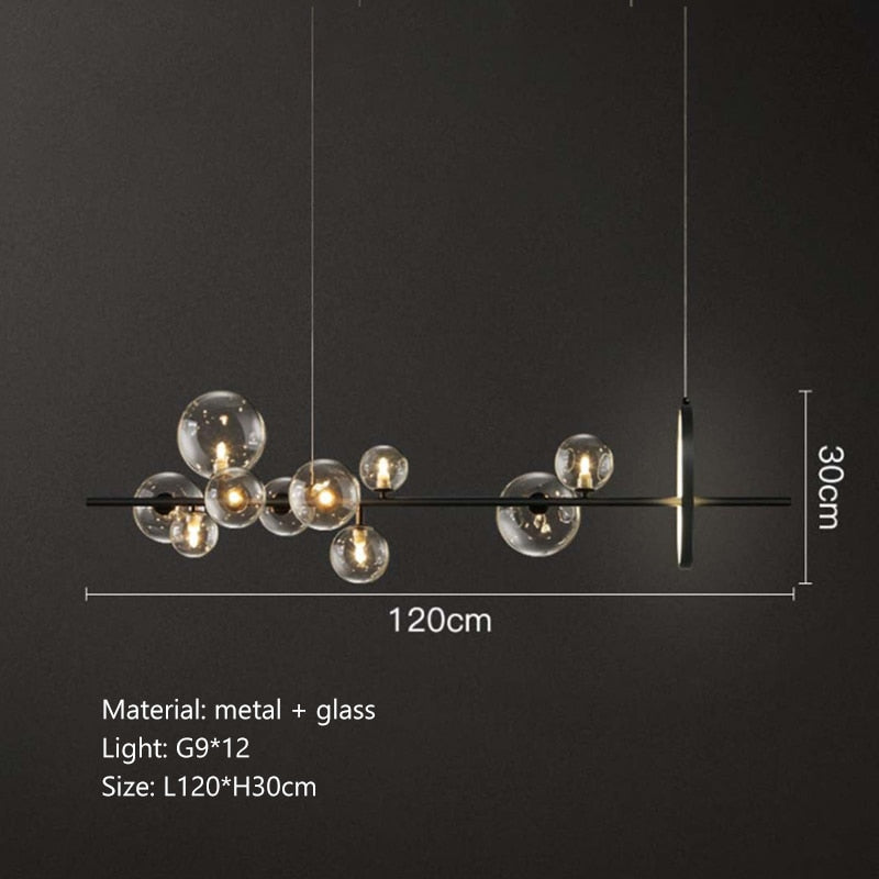 Bubble Ball G9 Ceiling Chandelier