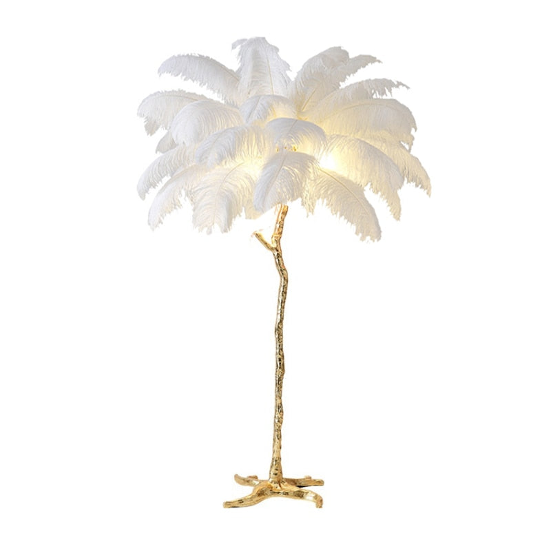 Feather Led Floor Lamp