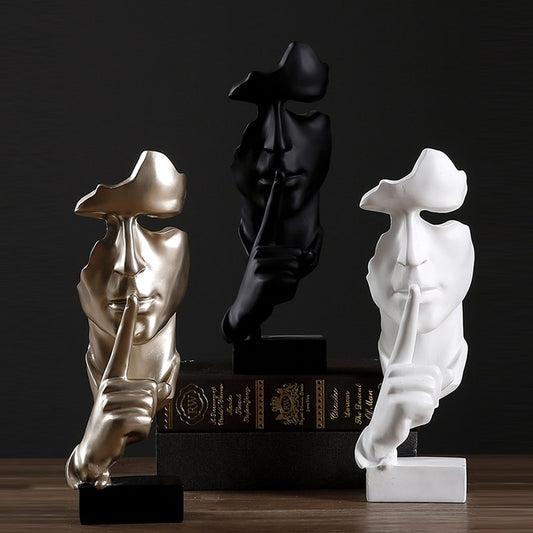 Thinker Mask Figurines