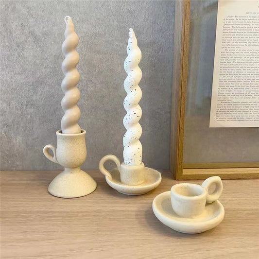 Tea time candle holder
