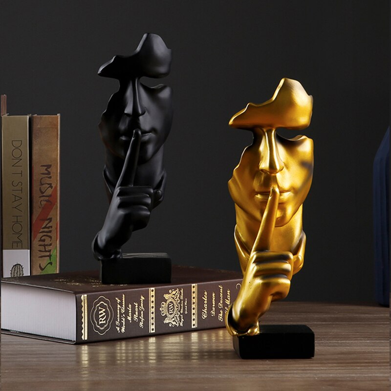 Thinker Mask Figurines