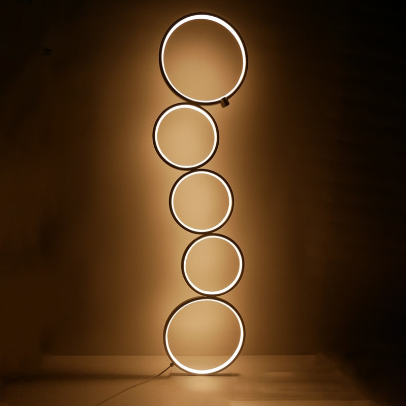 Ring Design Led Floor Lamp