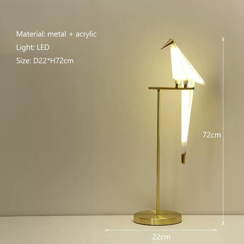 Paper Crane The Bird Led Floor Lamp