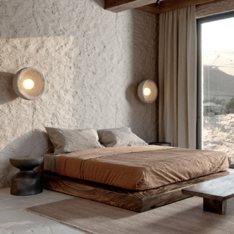 Retro Wabi-Sabi Wind Led Wall Lamps