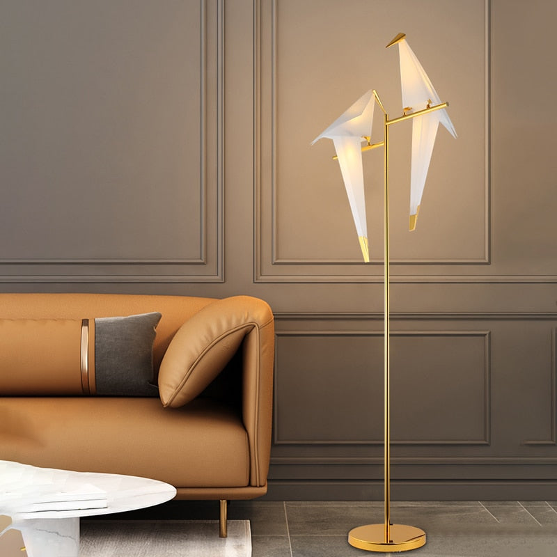 Paper Crane The Bird Led Floor Lamp