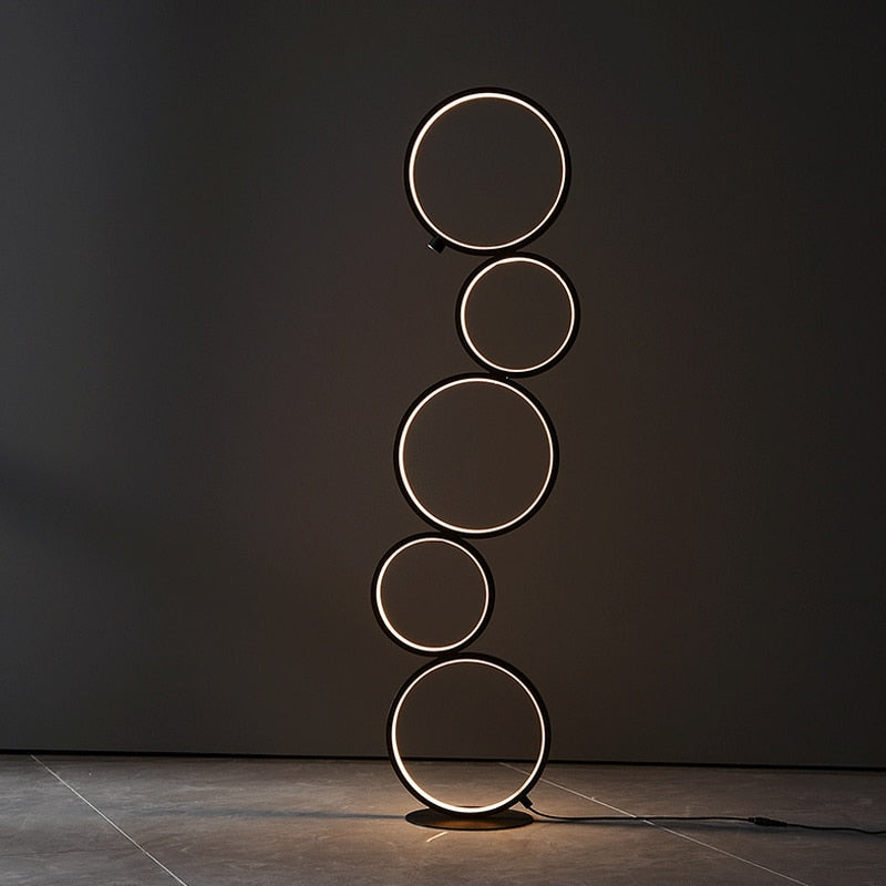 Ring Design Led Floor Lamp