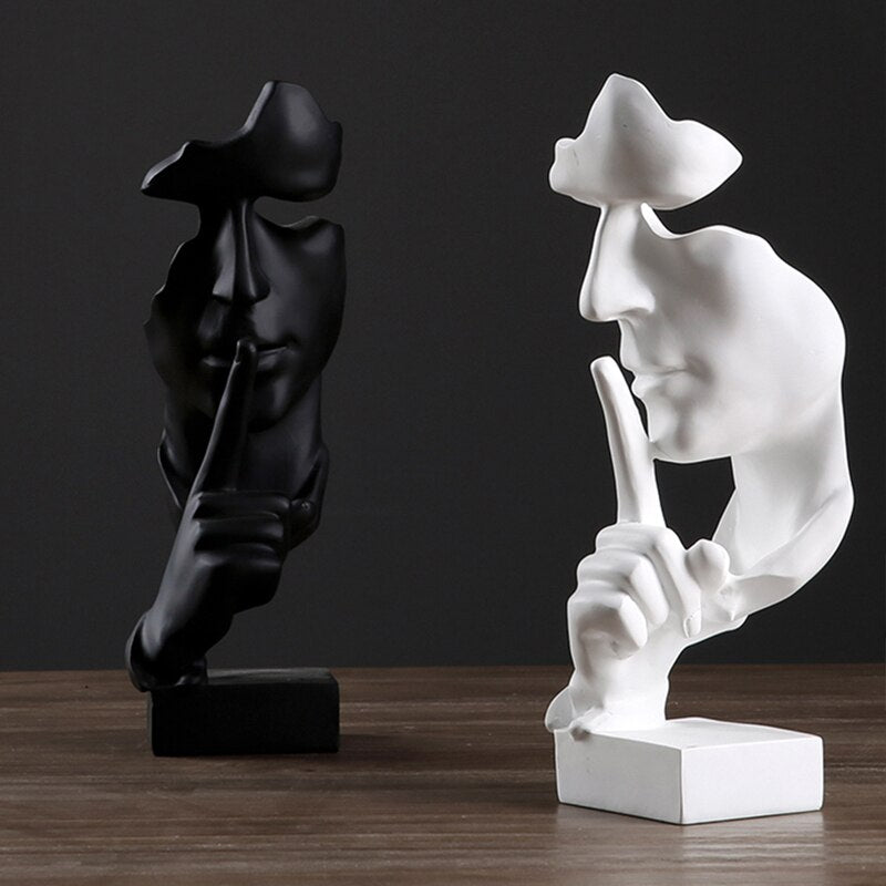 Thinker Mask Figurines