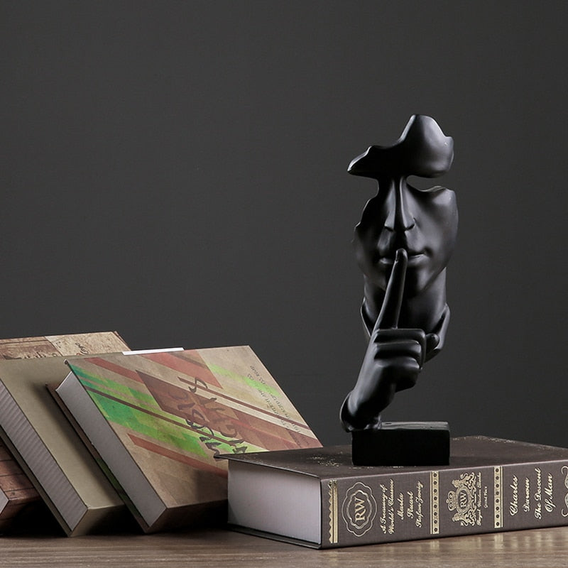 Thinker Mask Figurines