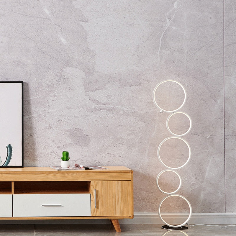 Ring Design Led Floor Lamp