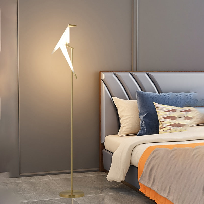 Paper Crane The Bird Led Floor Lamp