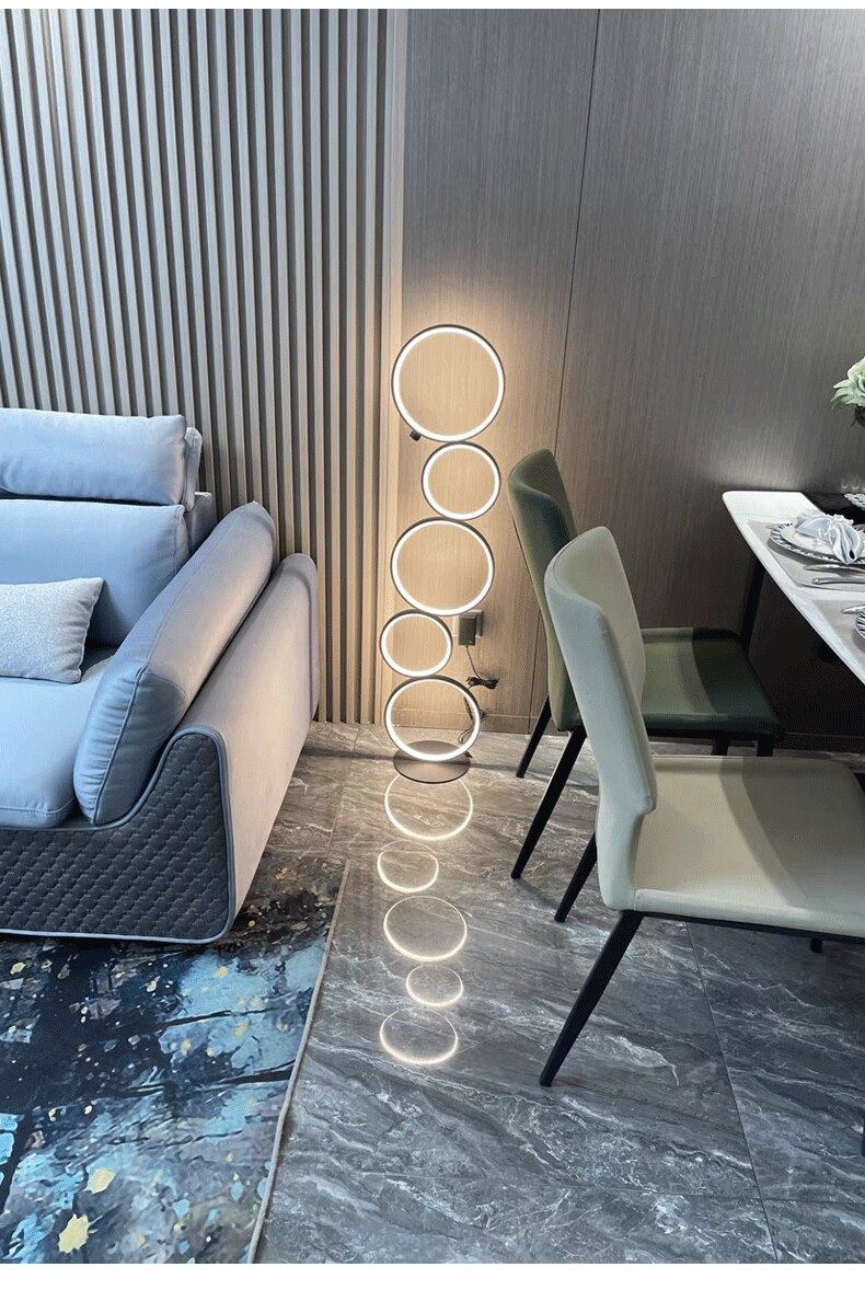 Ring Design Led Floor Lamp